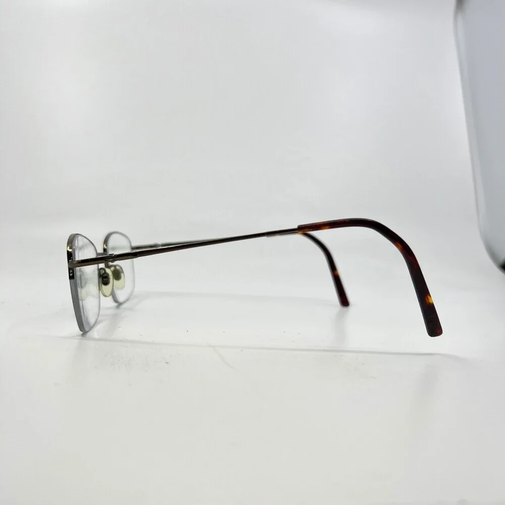 Ducks Unlimited Jeff Eyeglass Frames Mens Brown Half Rim 56-20-150